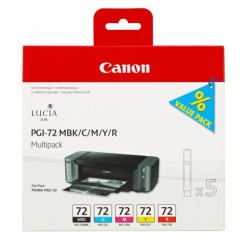 Canon cartridge PGI-72MBK/C/M/Y/R multi pack