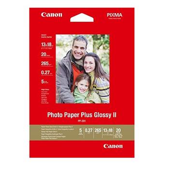 Canon papír PP-201 13x18 cm (5 x 7") 20 listů, 265g/m2, lesklý